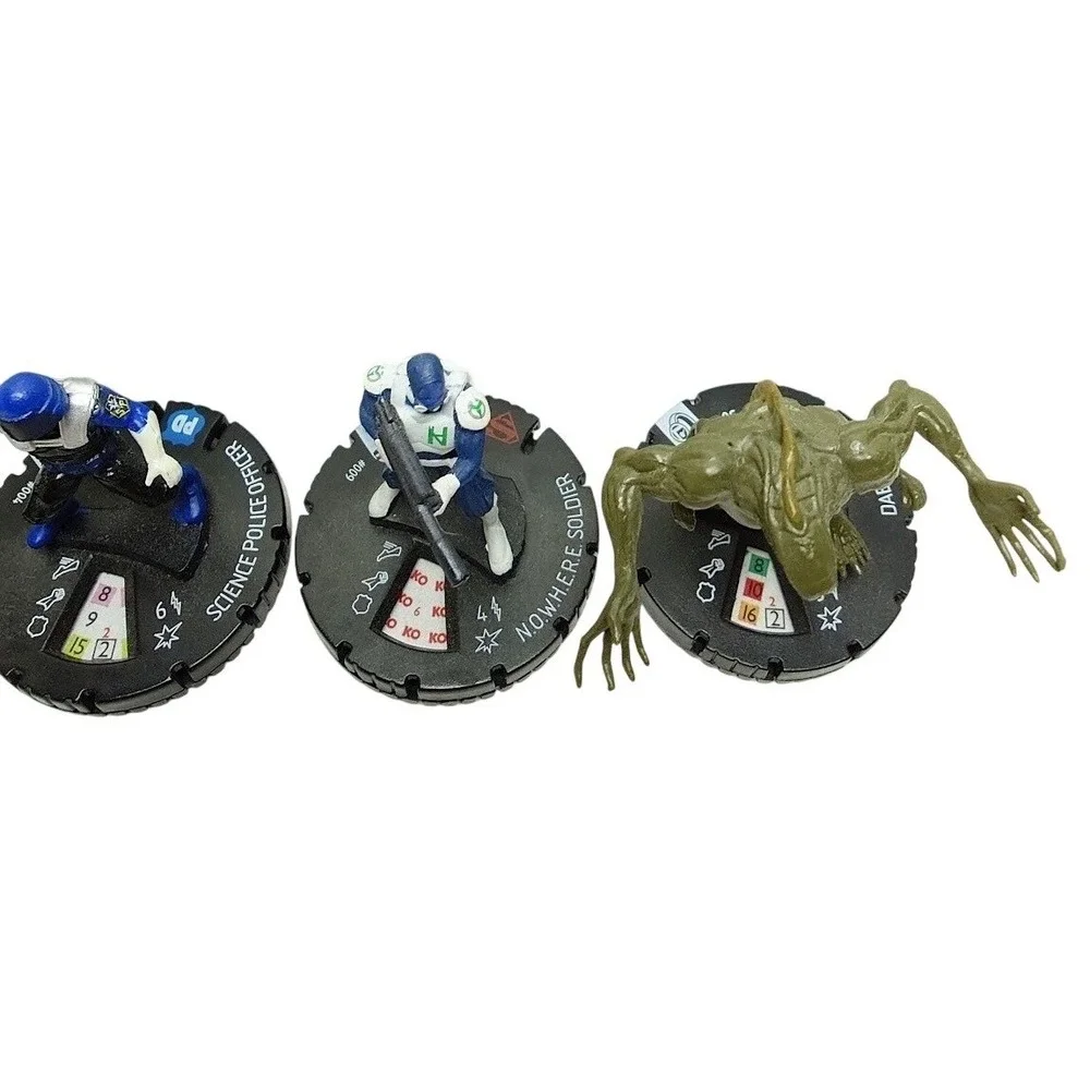 HeroClix Police SWAT Nowhere Soldier Dagon Figure Lot Marvel Set Game Miniatures